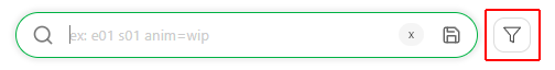 Filter build button